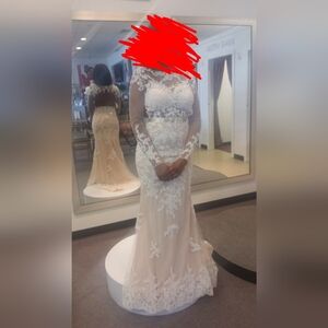 Mac Duggal Chic Cream Gown